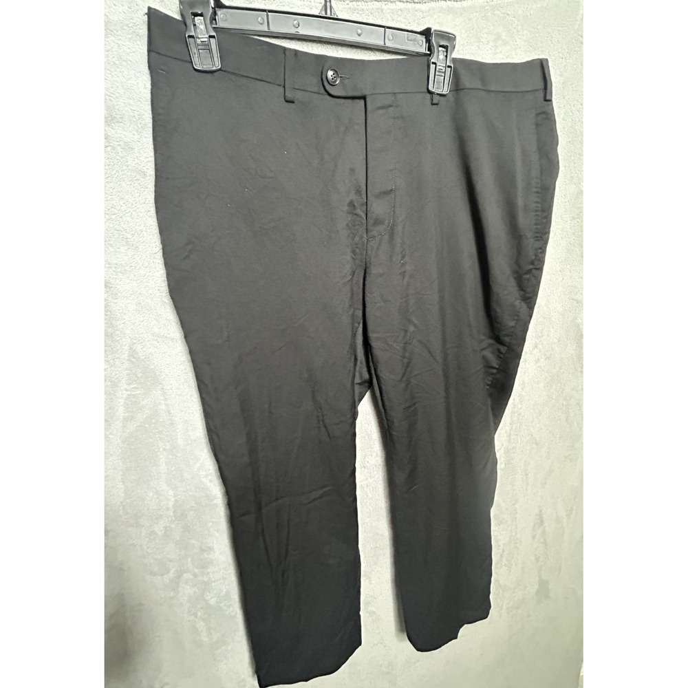 Suitsupply Black  Dress Pants Mens 34x28  Wool Brescia t Slim leg straight